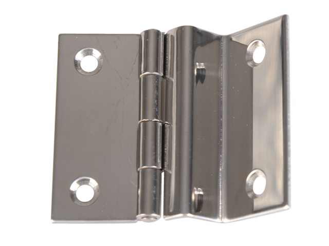 Scharnier rvs 55.5x 51mm