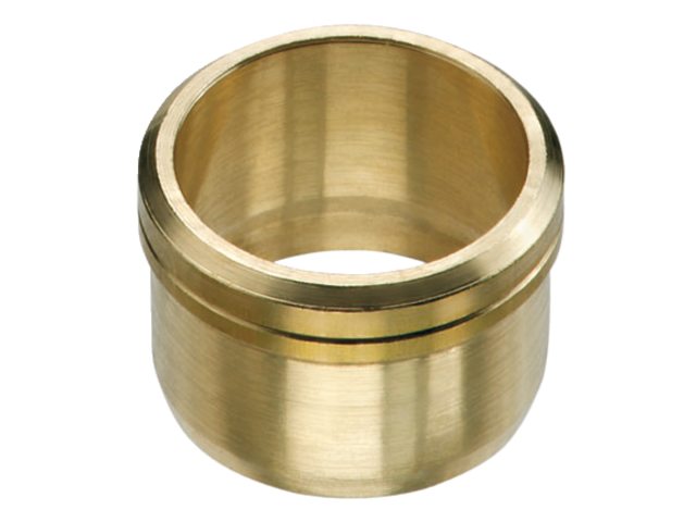 Knelring messing met duitse borst 8mm (2 stuks)