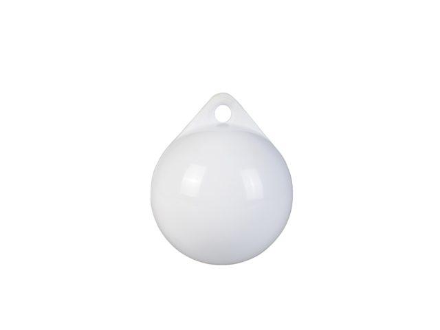 Werp-vlaggewicht keesje 90mm wit