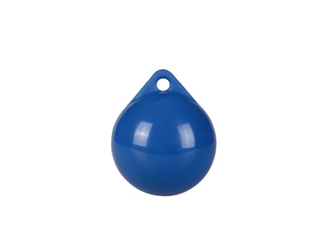 Werp-vlaggewicht keesje 90mm blauw