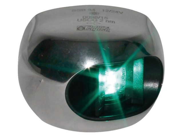 Serie 34 led stuurboord rvs