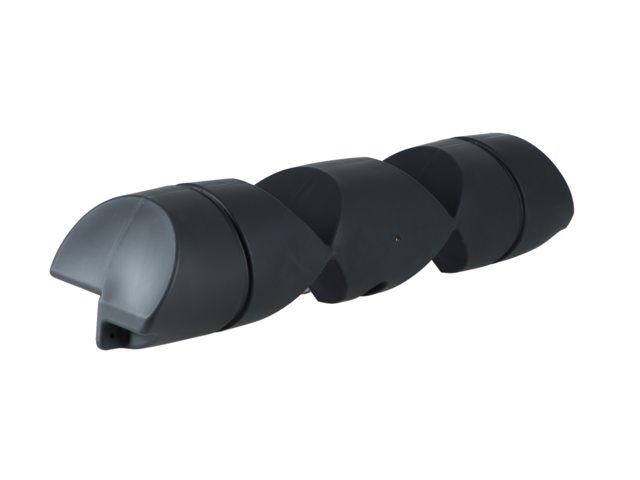 Steigerfender groot hoek 100x19x19cm zwart