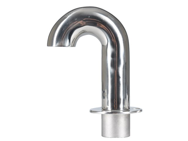 Zwanenhals rvs 35x150mm