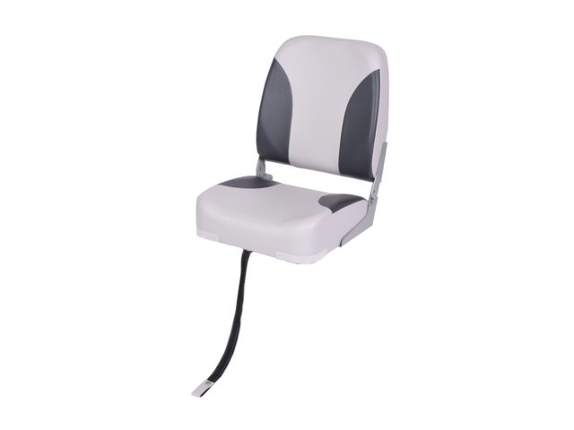 Klapstoel hi-back duo color grijs