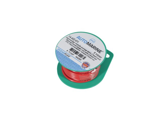 Dunwandige vertinde montage kabel 2.5mmý rood (5m)