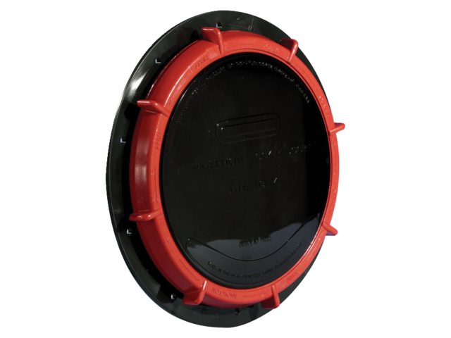 LD4000 Tankdeksel 180mm zwart