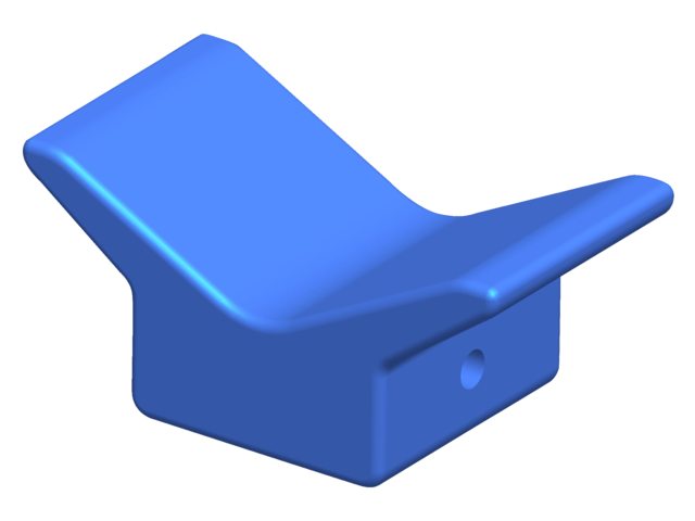 Boegstop PU 100x100x90mm