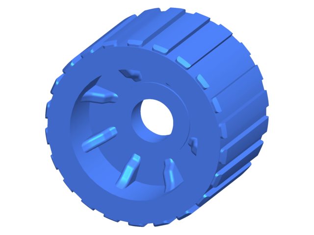 Geleiderol PU L70mm �110mm as 25.5mm