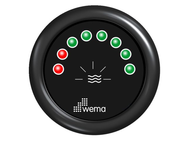 Tankmeter water 8 led
