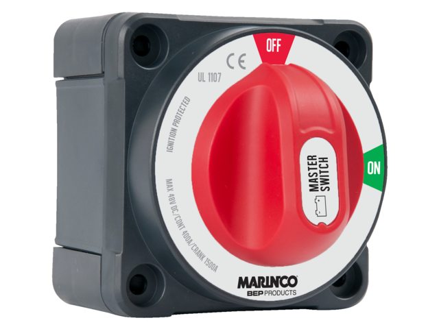 Accuschakelaar on/off op- & inbouw dubbelpolig