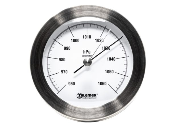 Barometer rvs 100mm