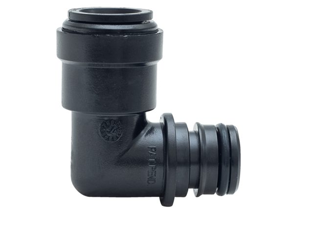 Slangaansluiting 90ø 15mm