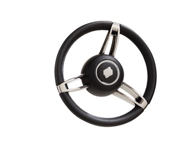 Boccanegra stuurwiel zwart 350mm