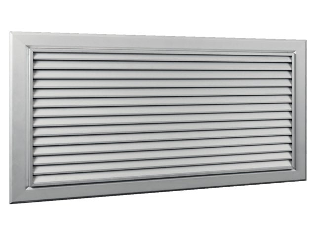 Aanvoer luchtrooster aluminium 300x300mm