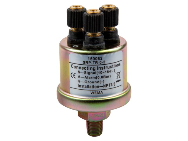 Oliedruksensor 5bar met aarde en alarm
