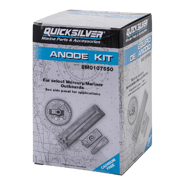 8M0107550 Quicksilver aluminium anodekit Mercury
