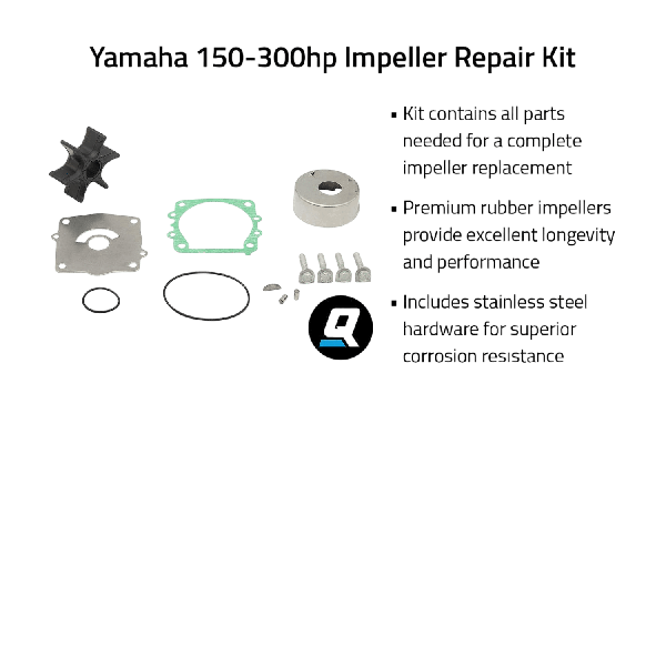 Quicksilver impeller service kit voor Yamaha 150-300hp