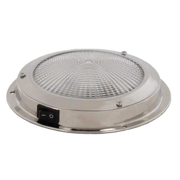 Talamex led opbouw plafonnière rvs 140 mm 12 V
