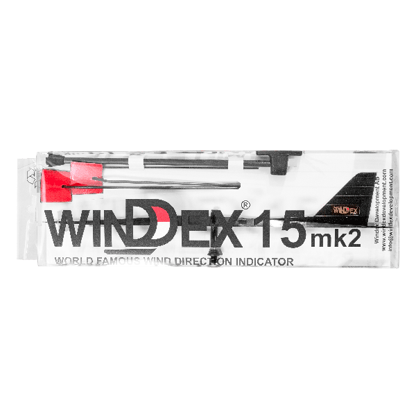 Windex 15 Mk2 zwart met BirdSpike windvaan
