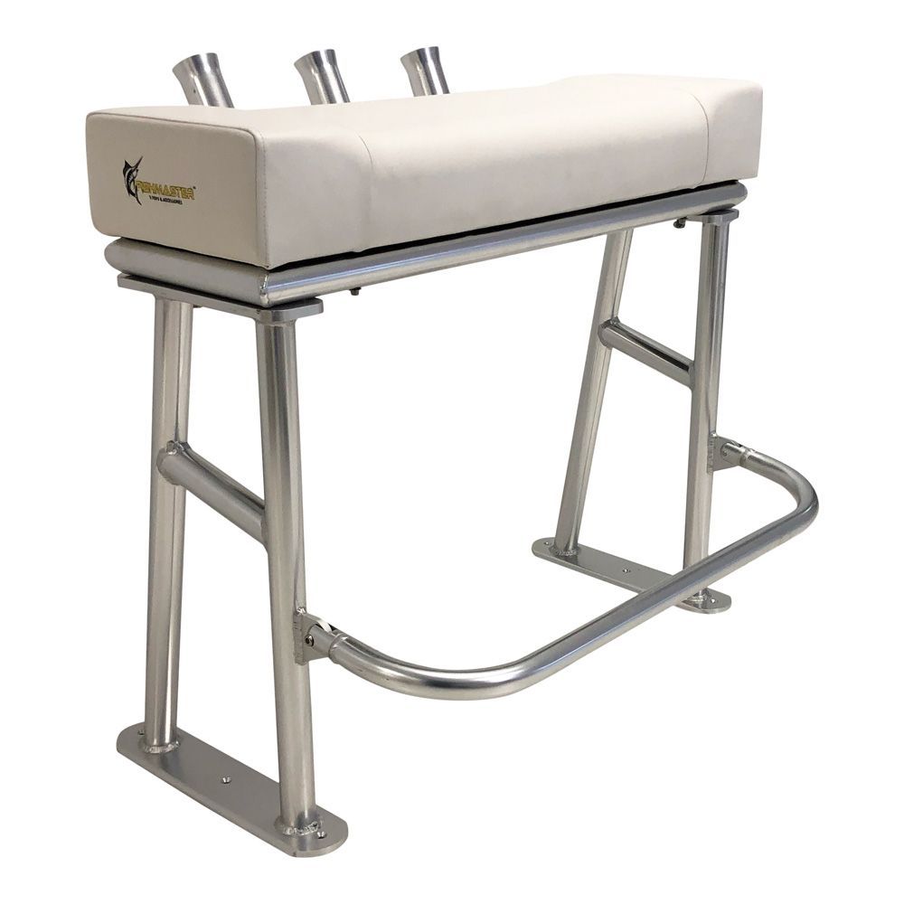 Fishmaster Original Leaning Post polished - white seat