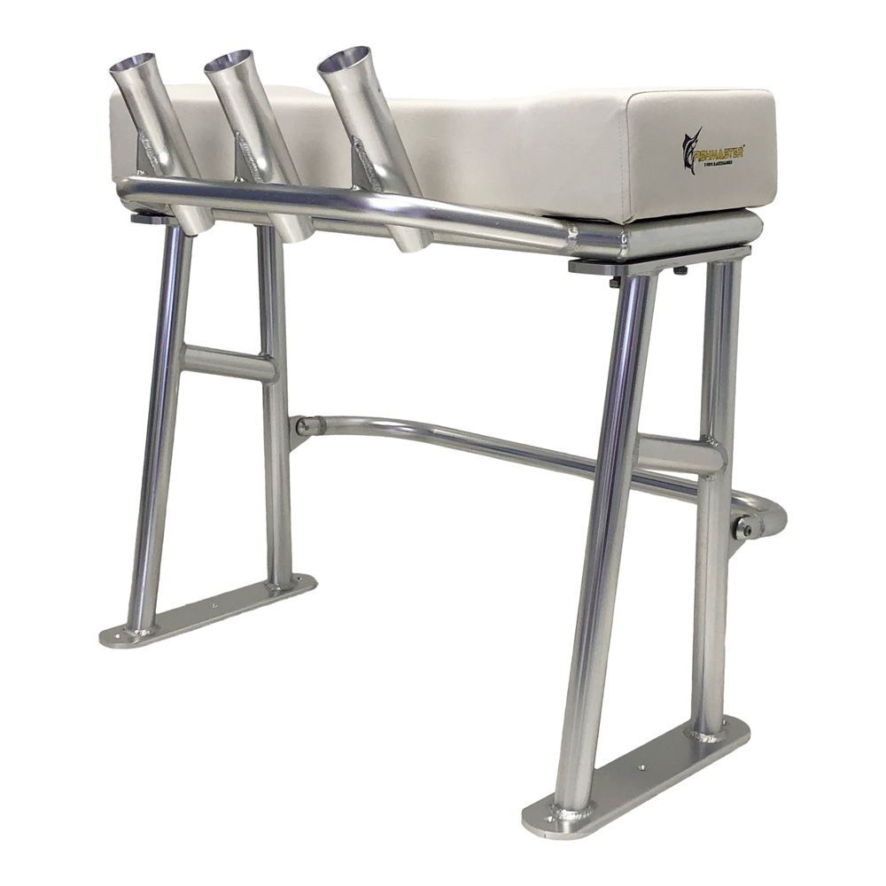 Fishmaster Original Leaning Post polished - white seat