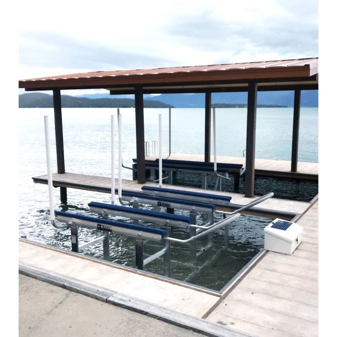 Basta Boatlifts Zylinderverschraubung 90° 1/4M-JIC x 3/8M-ORB Edelstahl