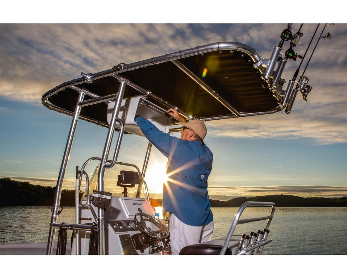 Fishmaster Elektronicabox T-Top con riel universal – resistente al agua