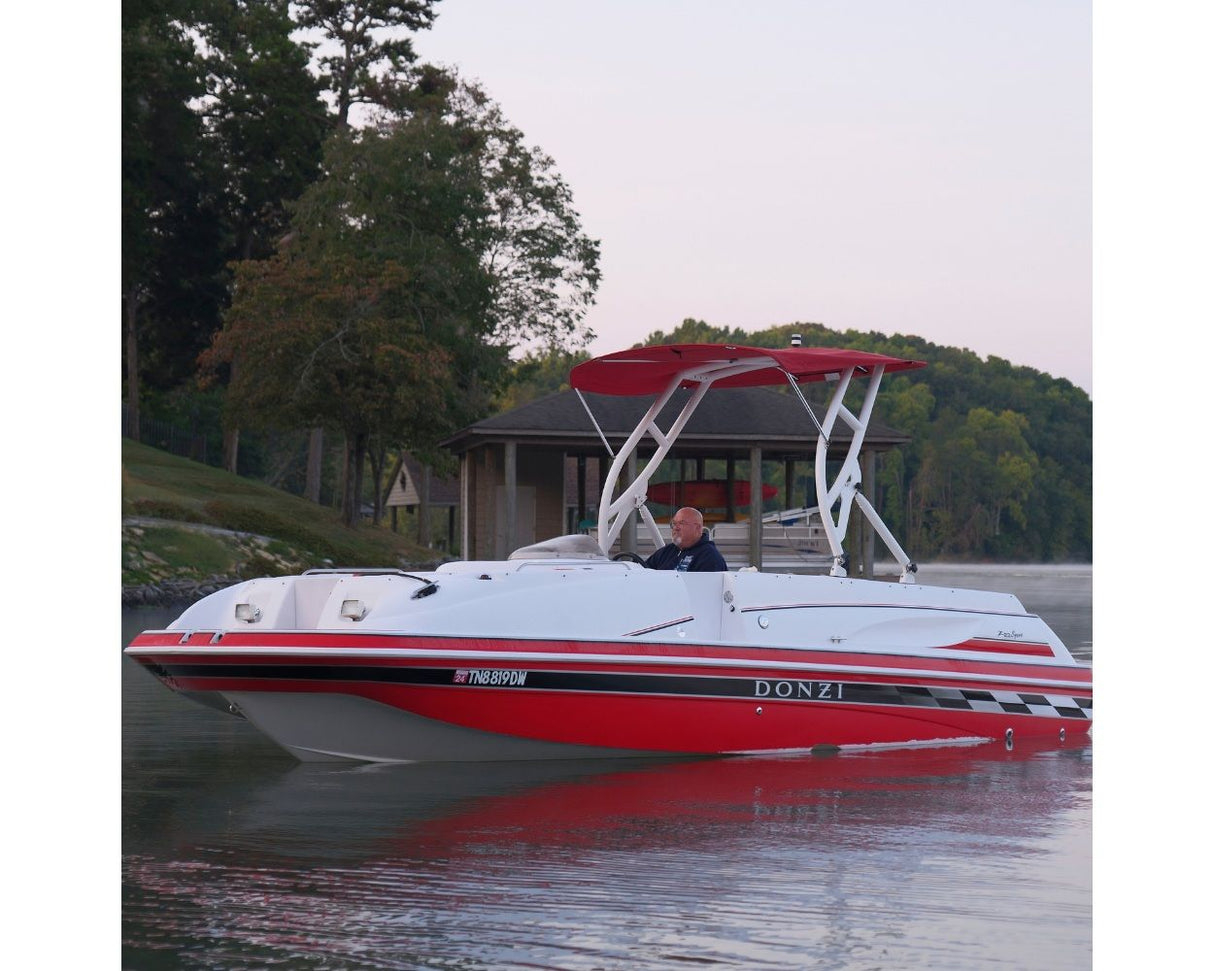 Monster Tower MT7 Over The Top bimini zwart – voor boottoren