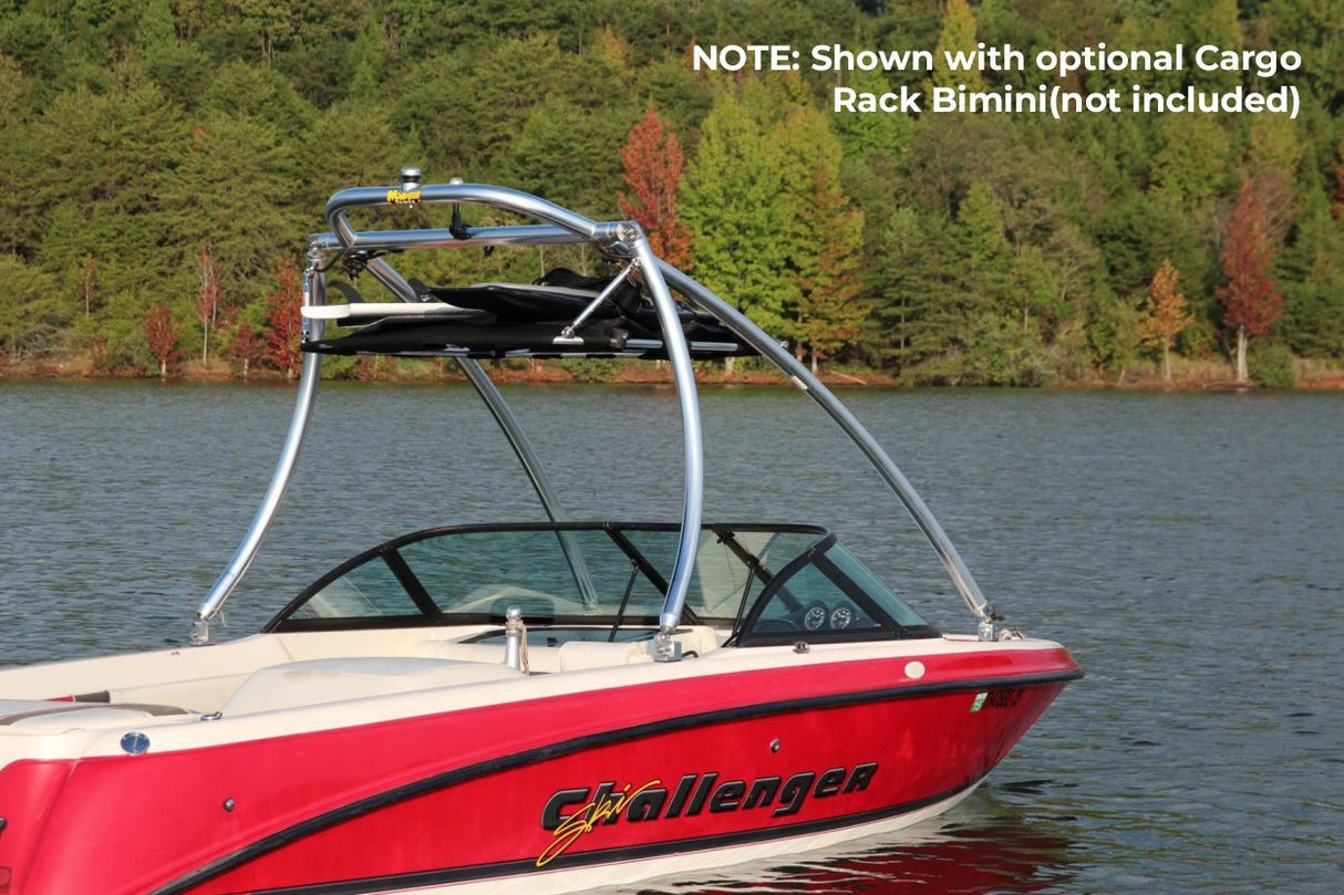 Monster Tower MT2 Wakeboard Tower poliert – universell klappbar