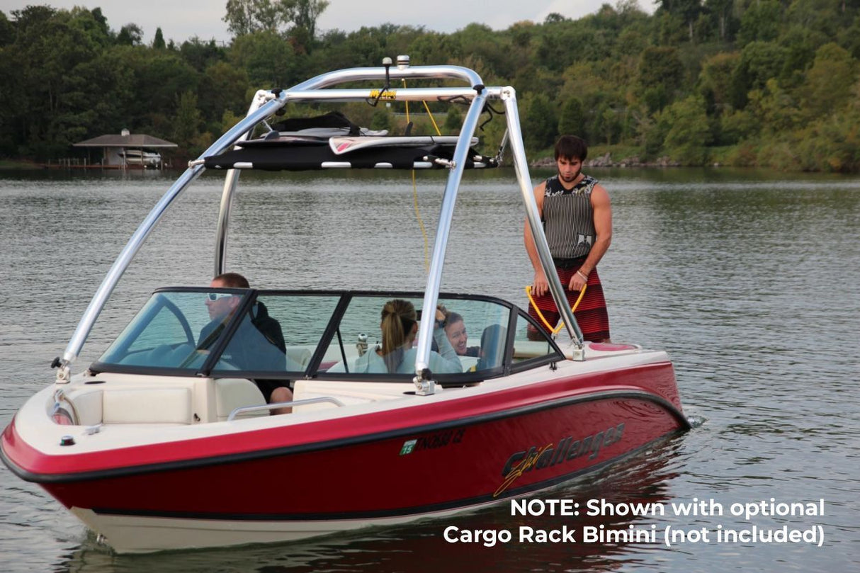 Monster Tower MT2 Wakeboard Tower poliert – universell klappbar