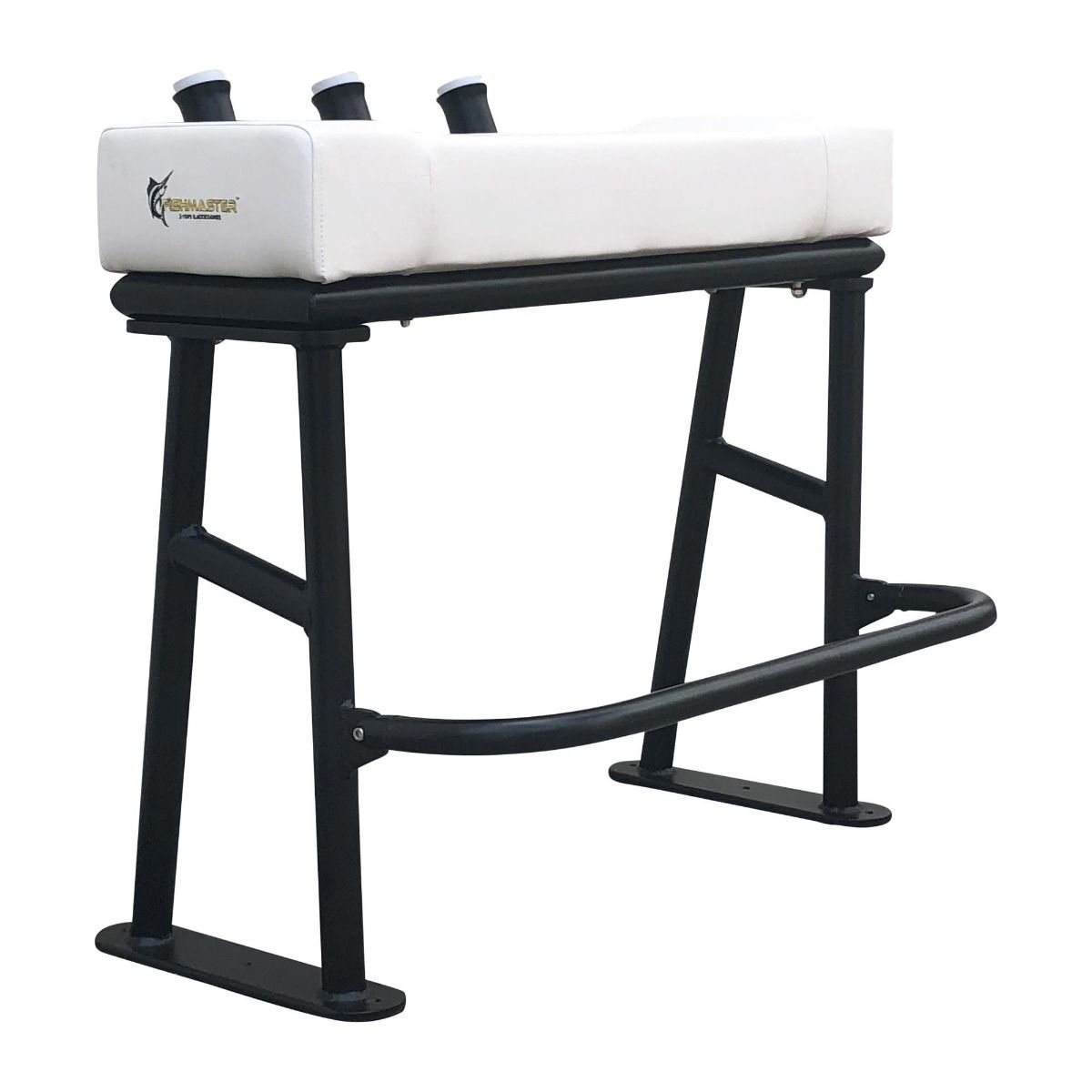 Fishmaster Original Leaning Post Black with white seat