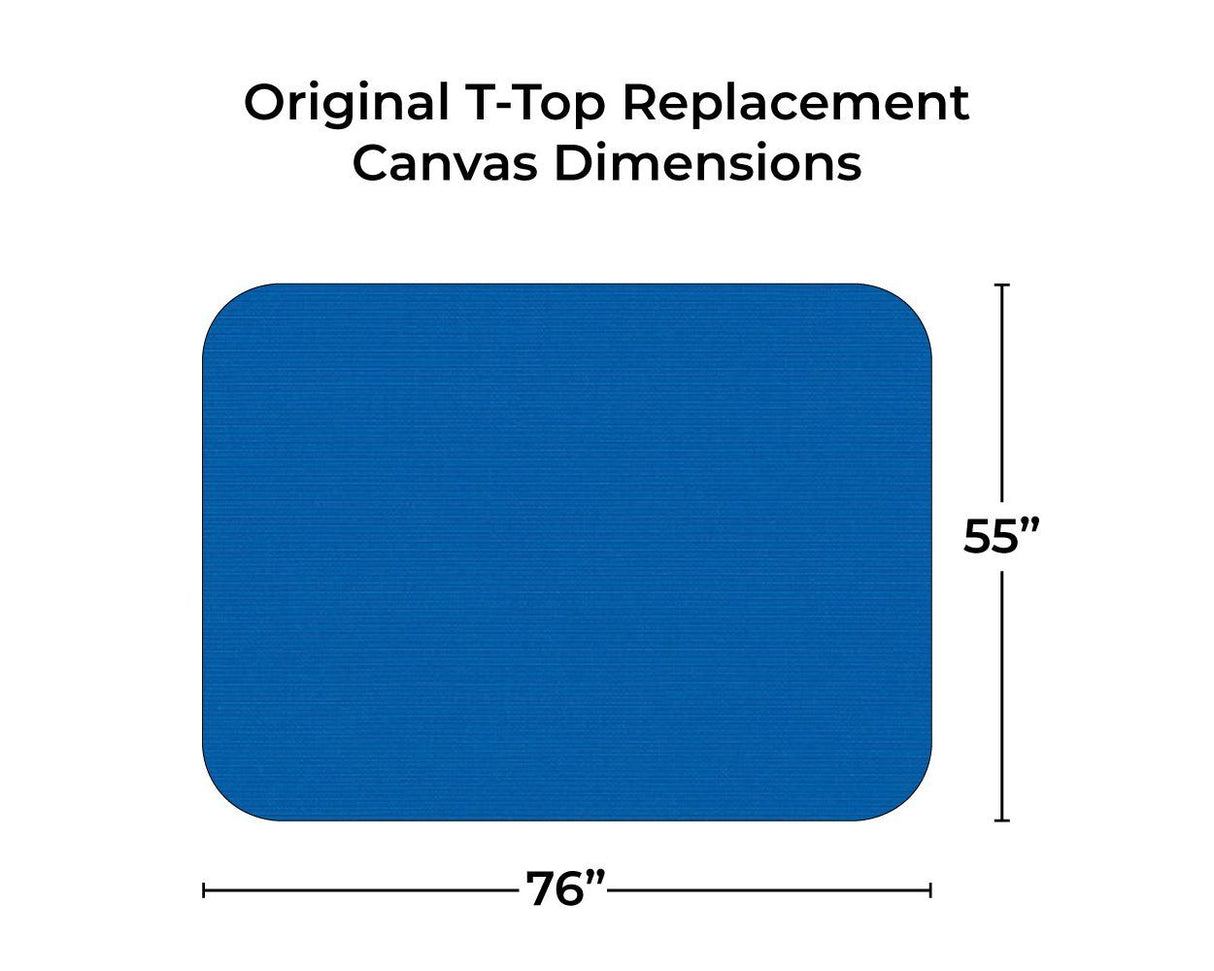 Fishmaster Original-Ersatzabdeckung für T-Top – Sunbrella-Stoff