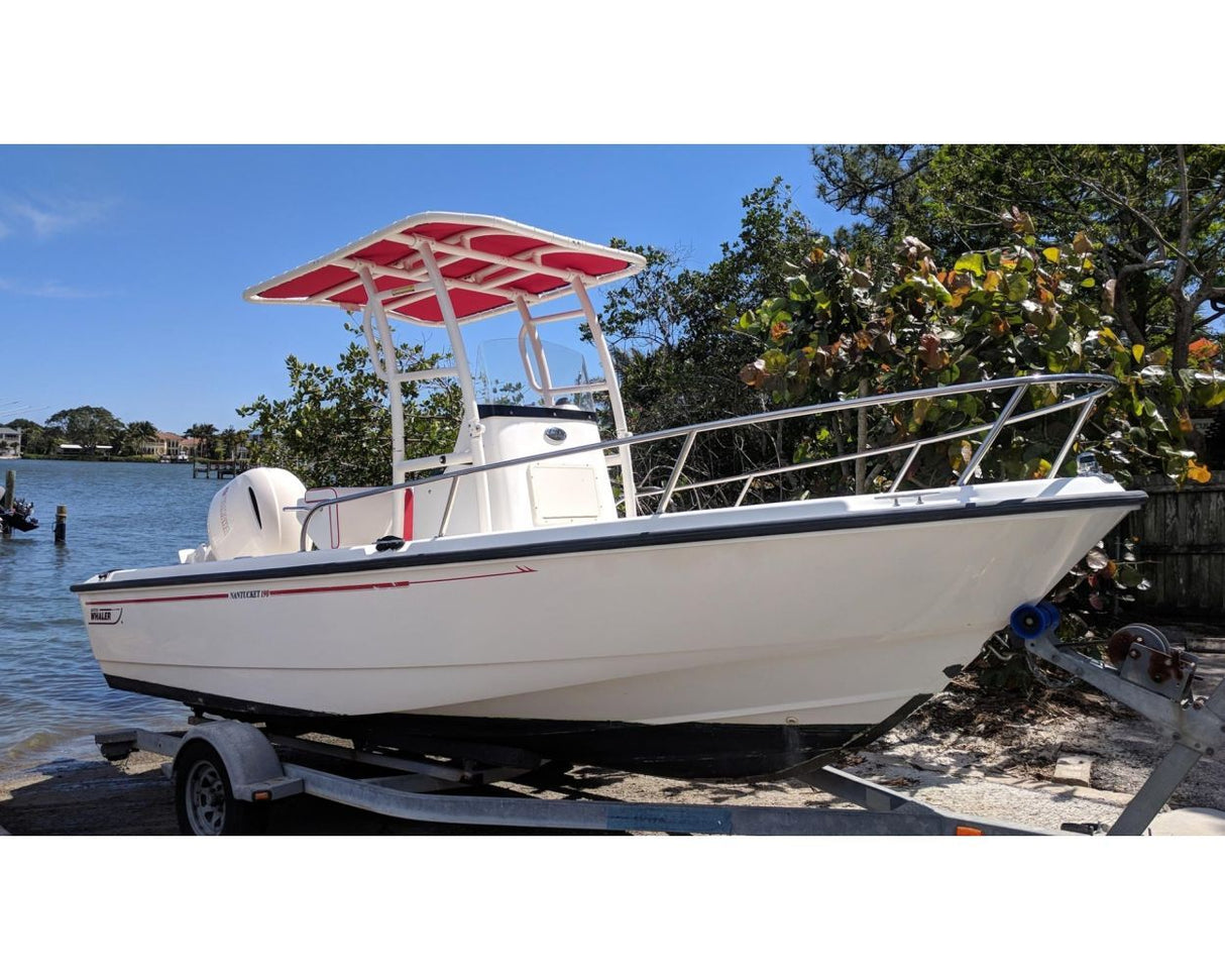 Fishmaster Pro Folding T-Top Black – for center console boats