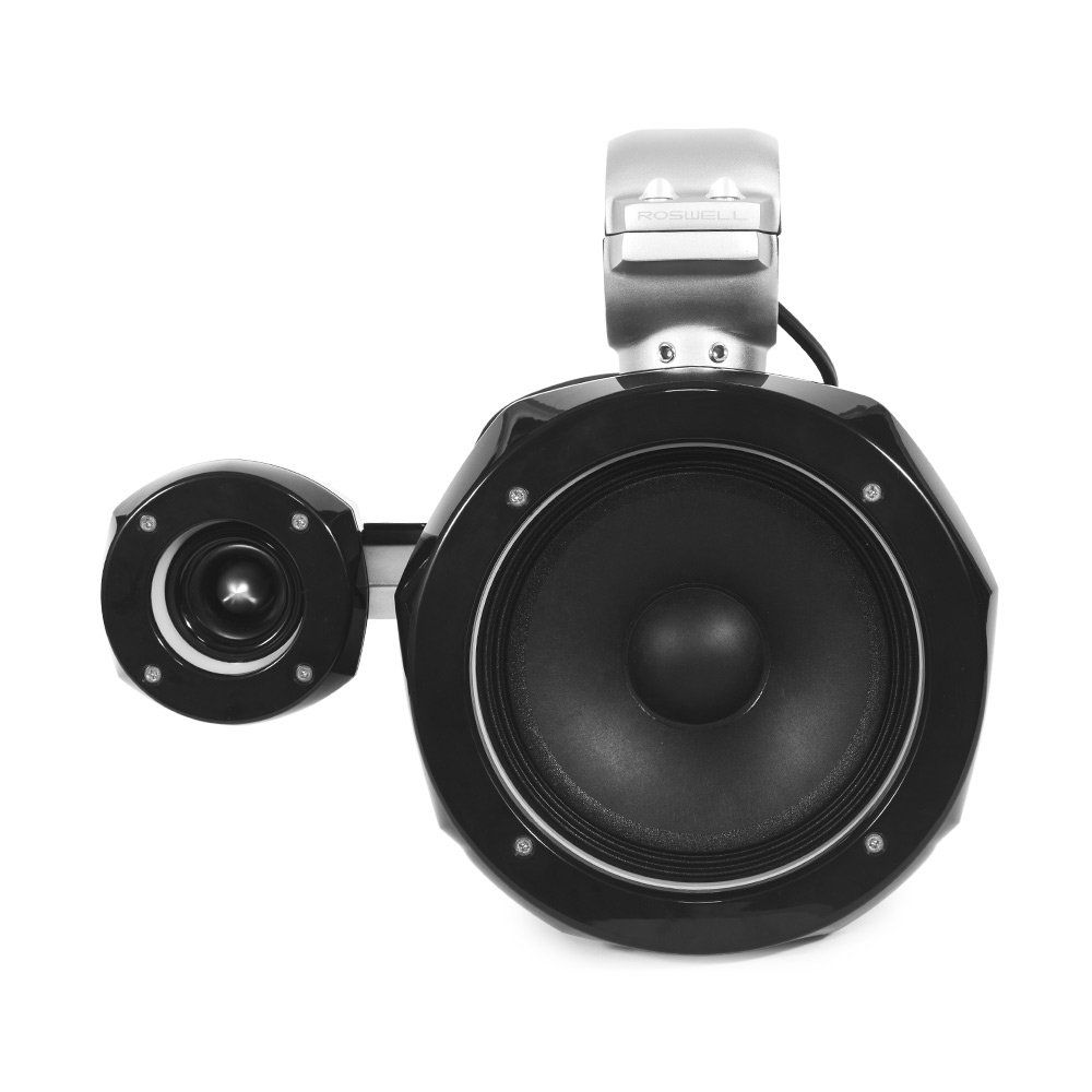 Roswell R1 PRO Tower Speakers – RGB LED and 200W RMS for Boating