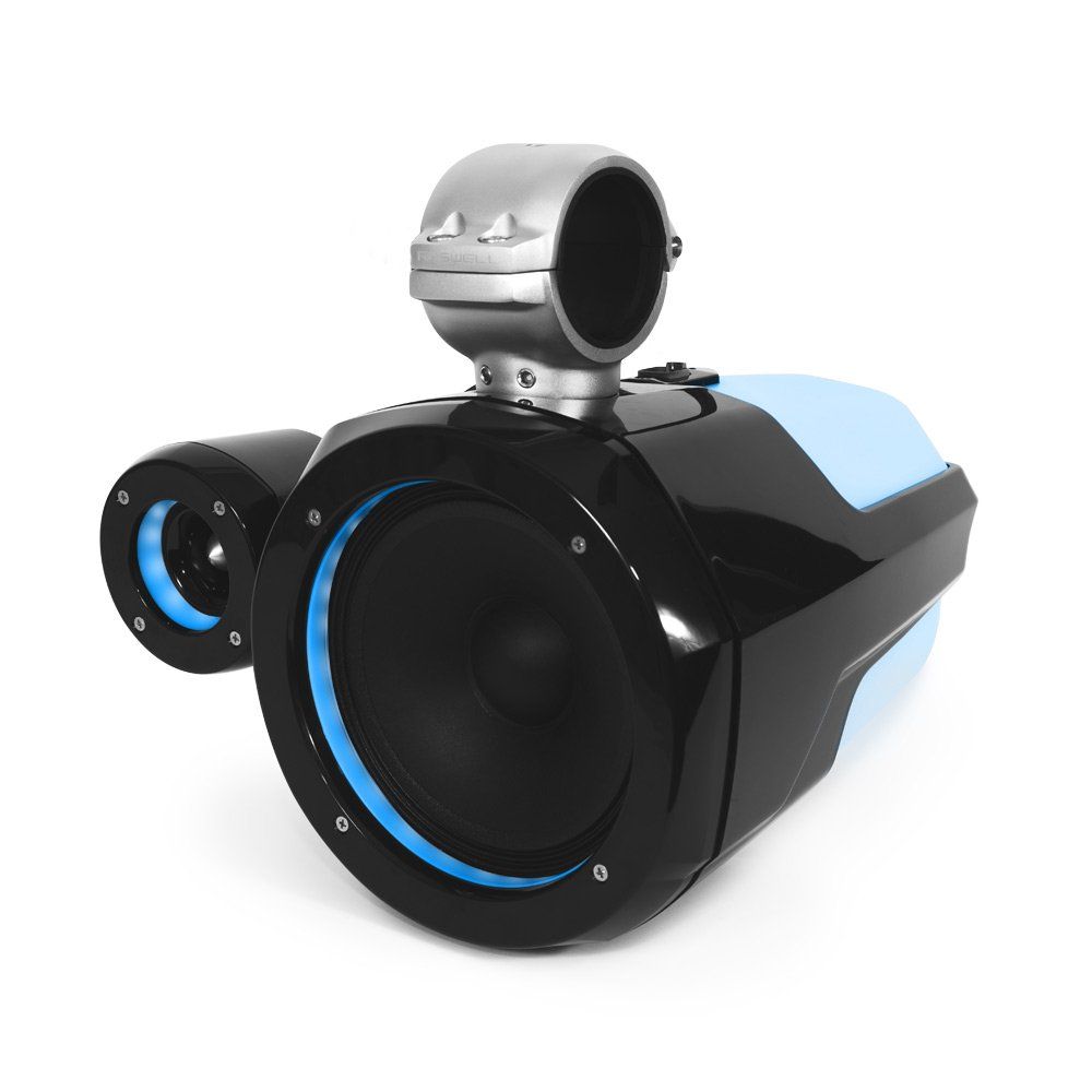 Roswell R1 PRO Tower Speakers – RGB LED and 200W RMS for Boating