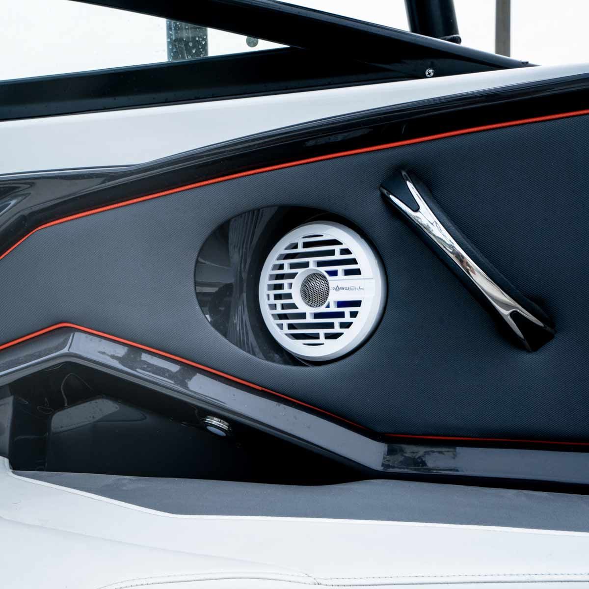 Roswell R1 6.5 (16.5 cm) altoparlanti da incasso per barca Nero LED RGB