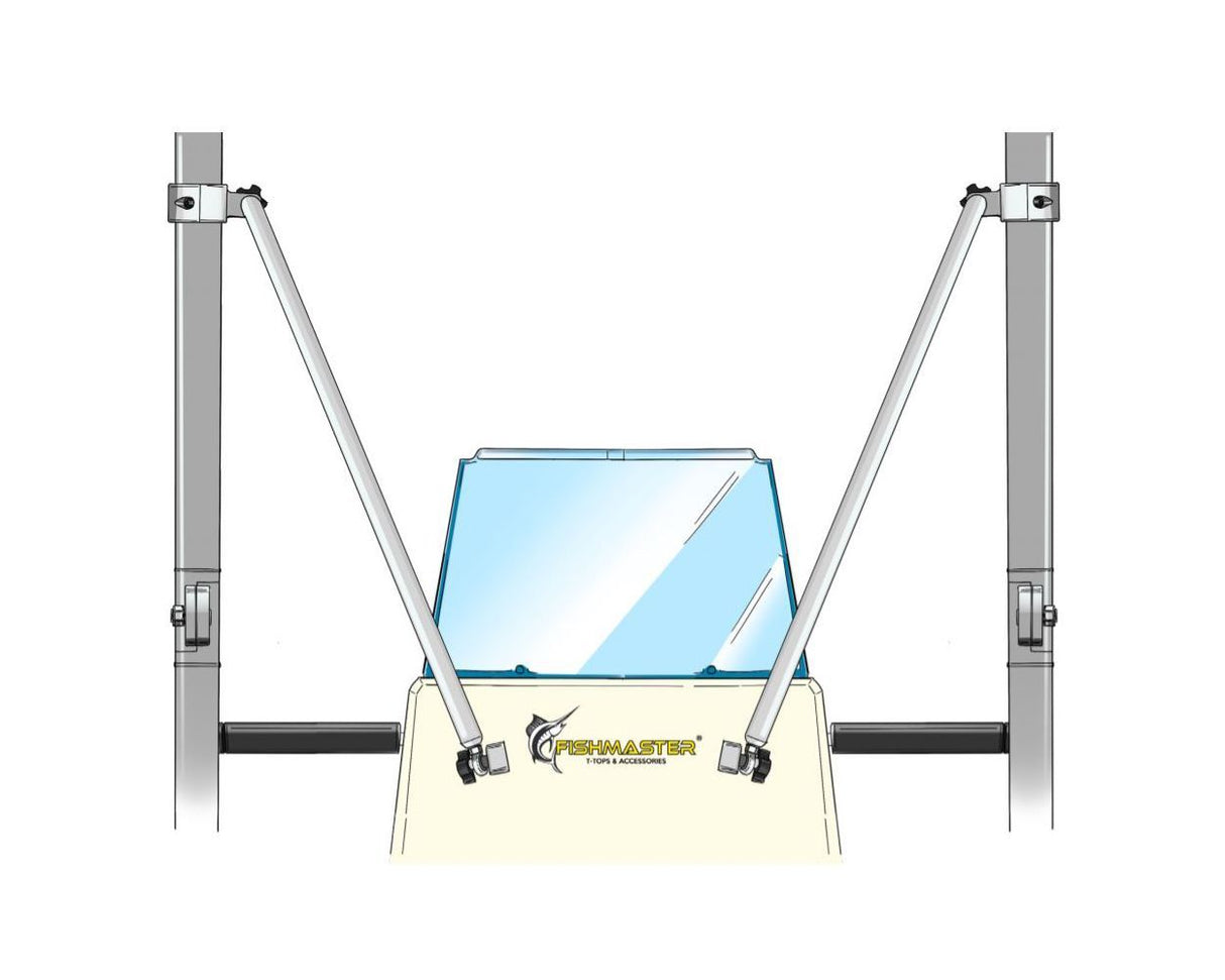 Fishmaster T-Top Soportes Verticales Pro Series 5,72 cm