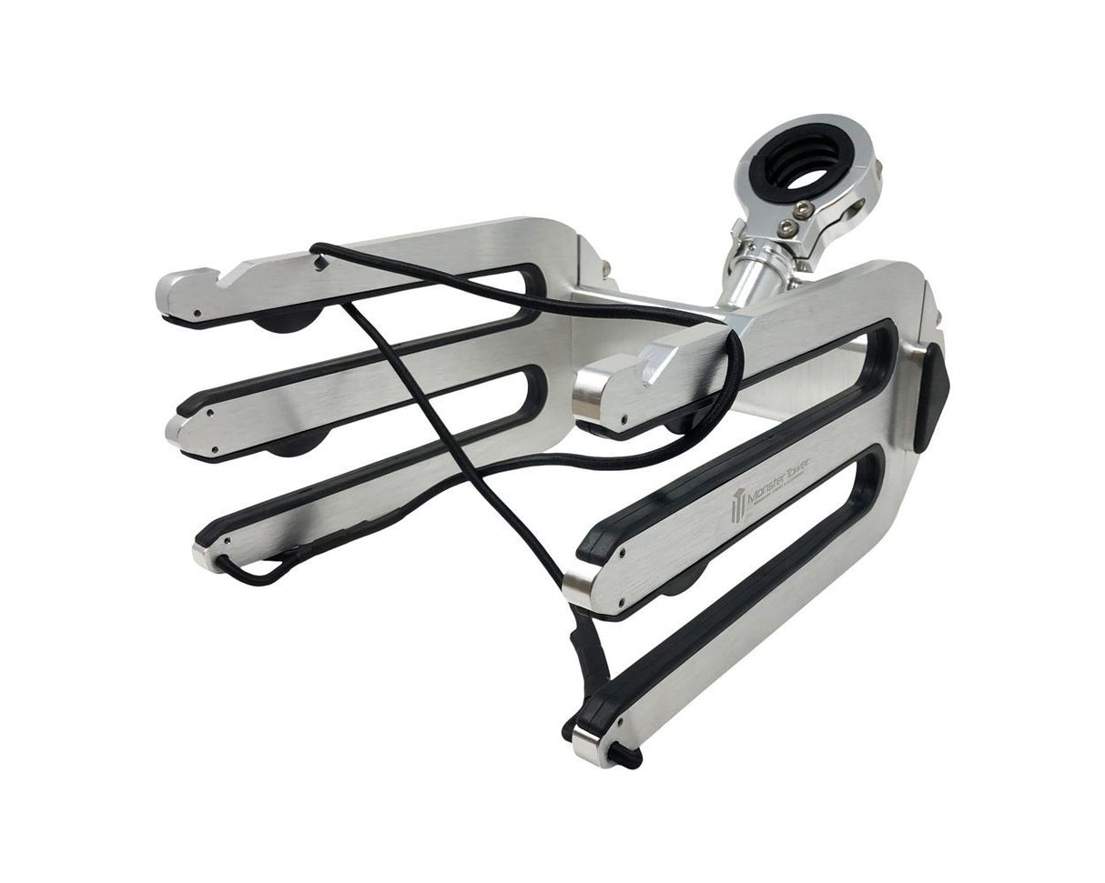 Monster Tower Wakeboard rack with quick release - universal tower inserts