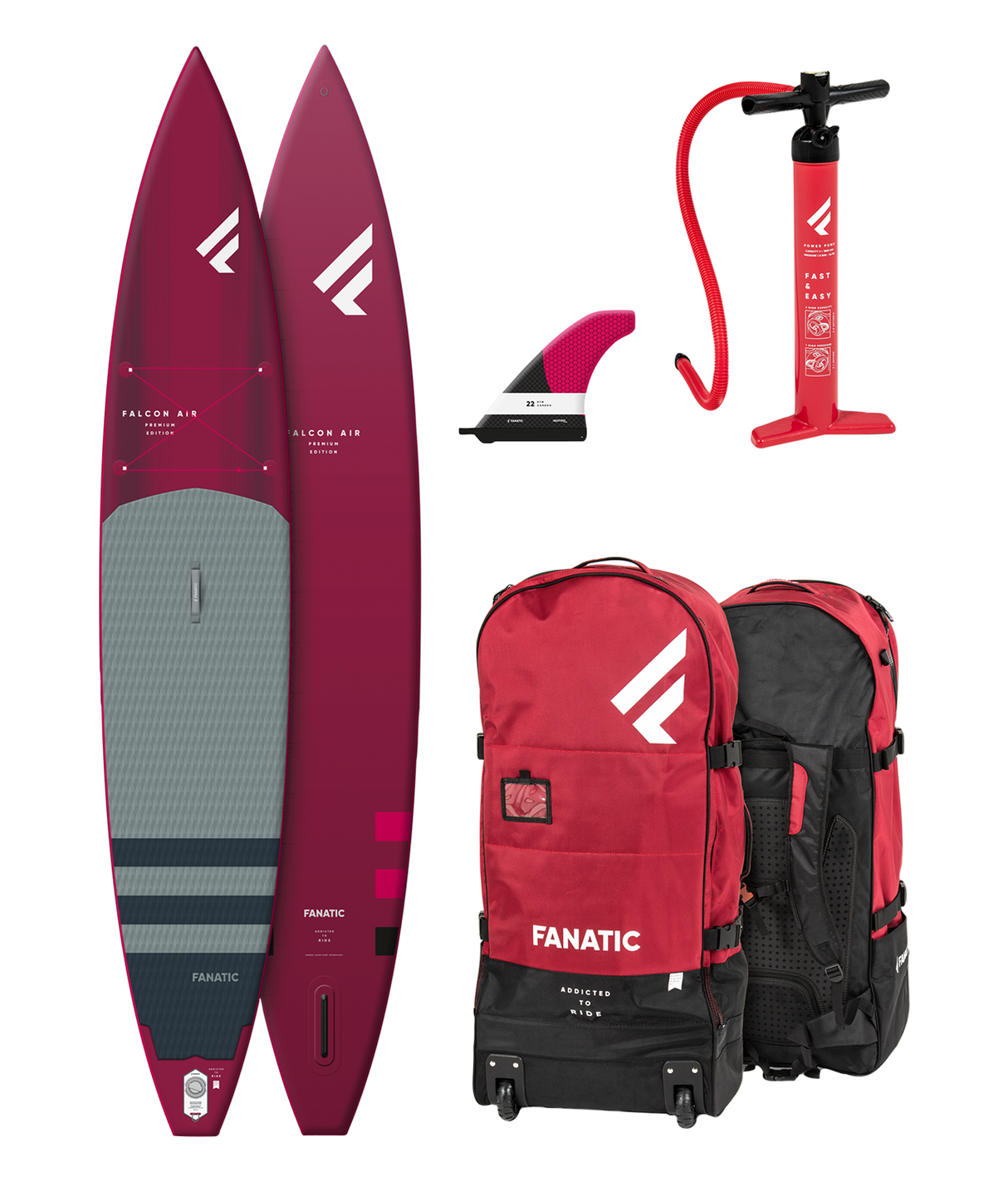 fanatic falcon air premium 12'6 x 29 x 6 pakket