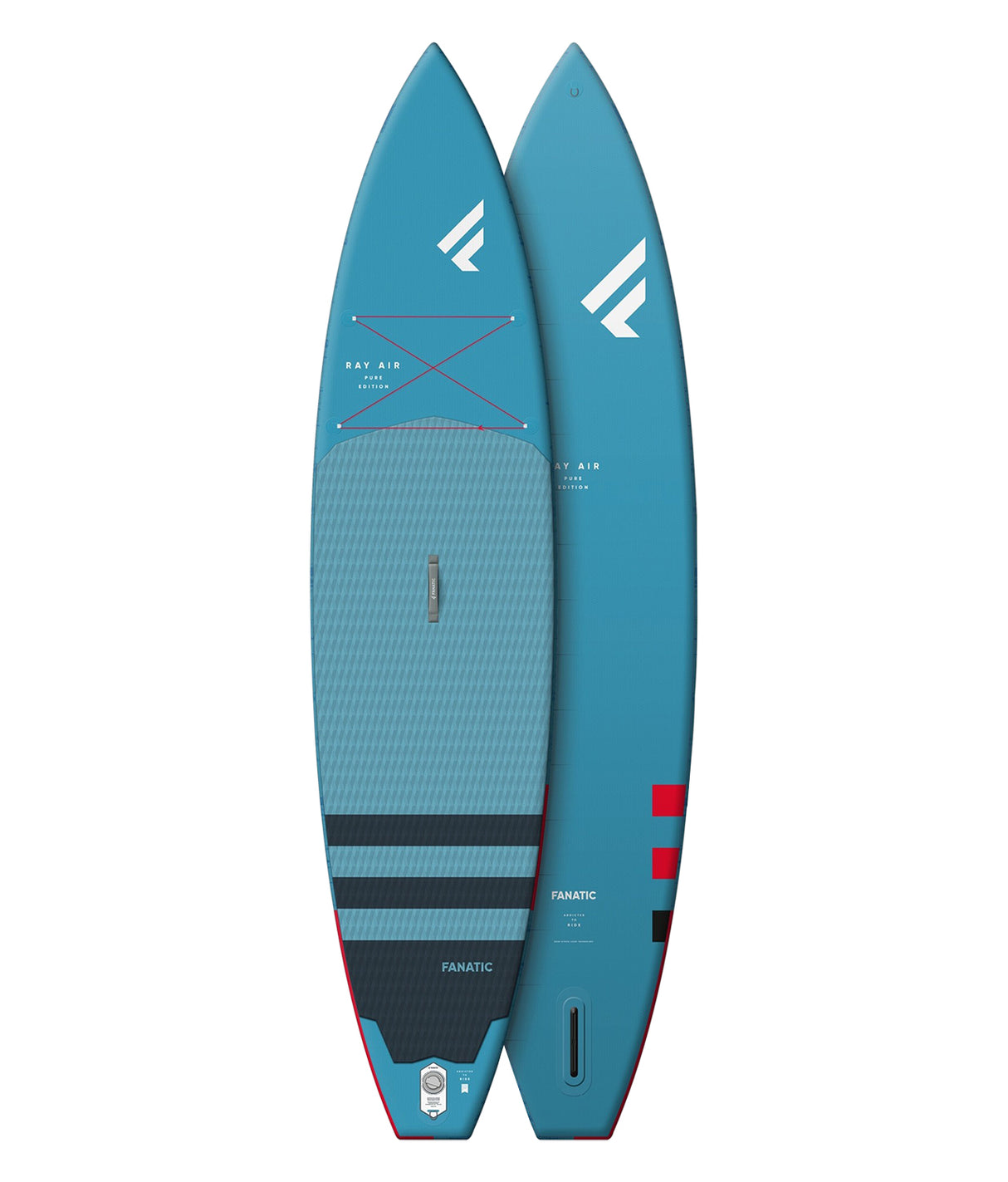 voor- en achterkant van fanatic ray air pure 11'6