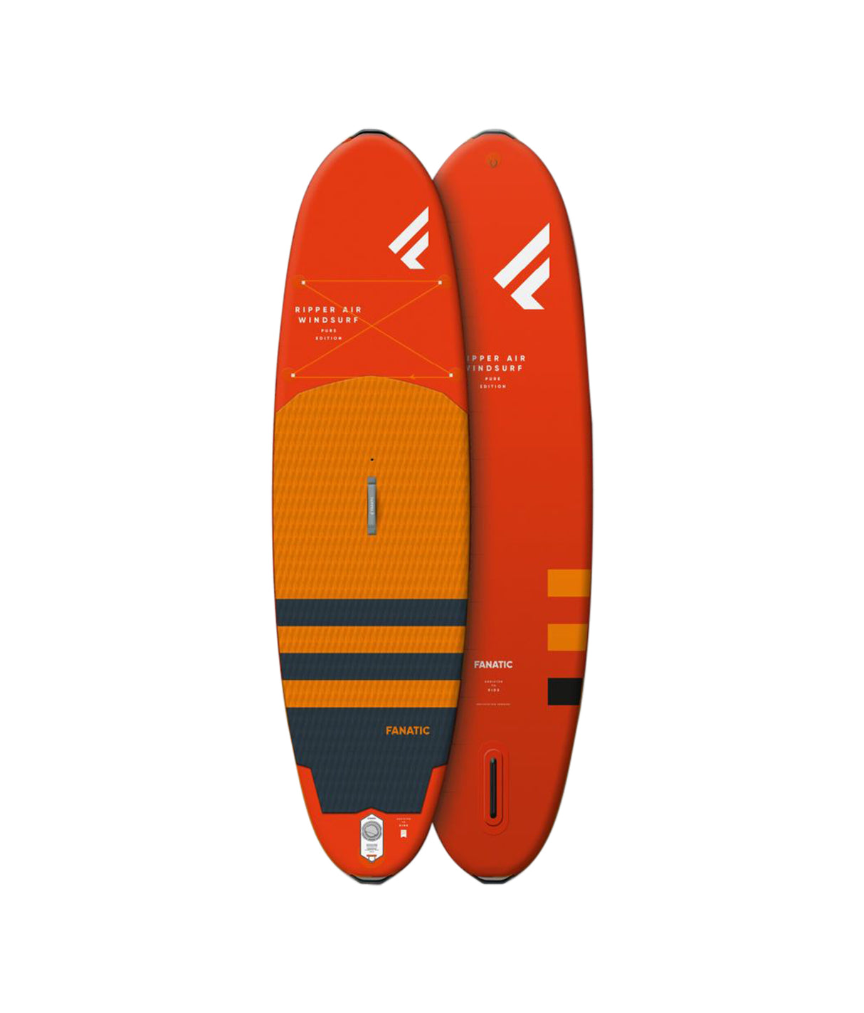 voor- en achterzijde van fanatic ripper air windsurf 9'0 x 29