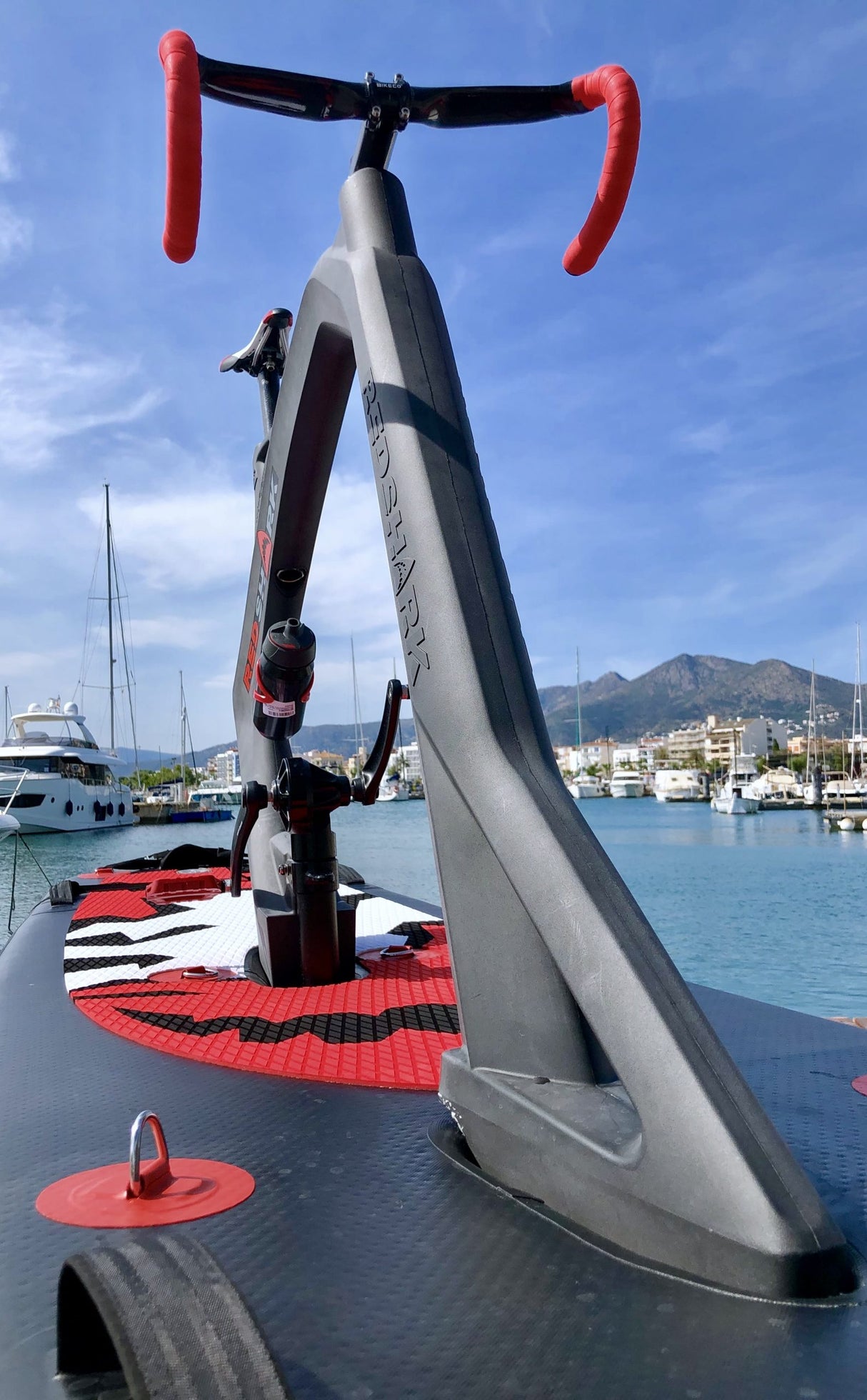 Bicicleta acuática Red Shark Fitness