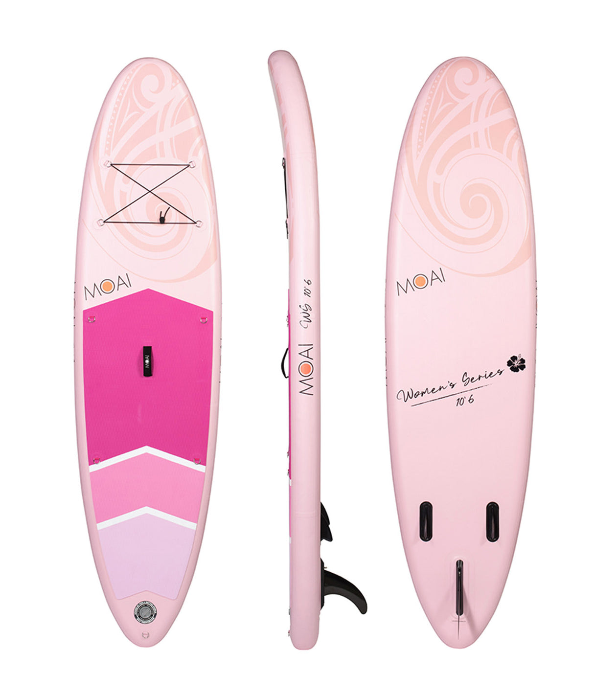 moai 10'6 ws roze sup board