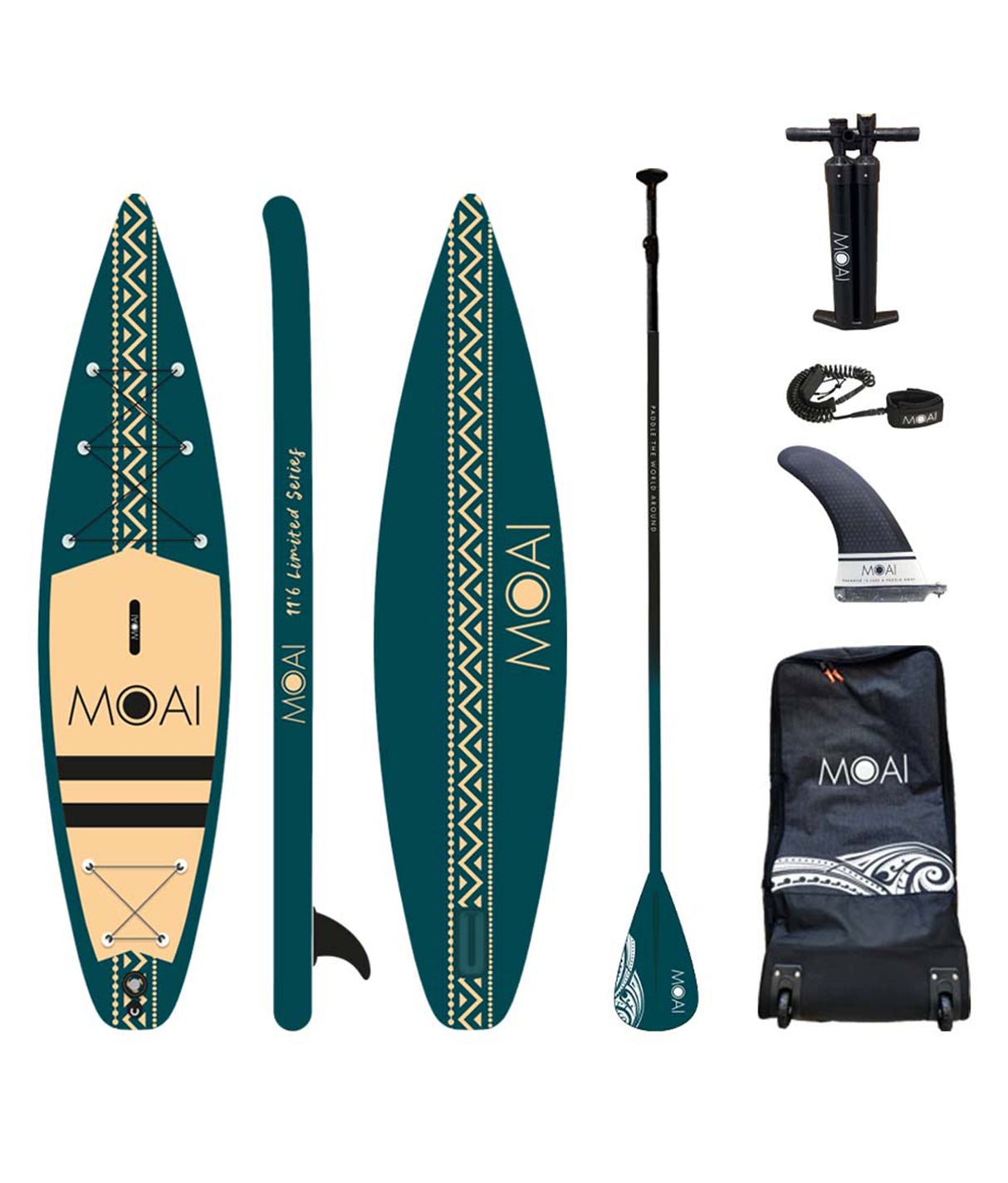 moai touring 11'6 limited edition sup pakket