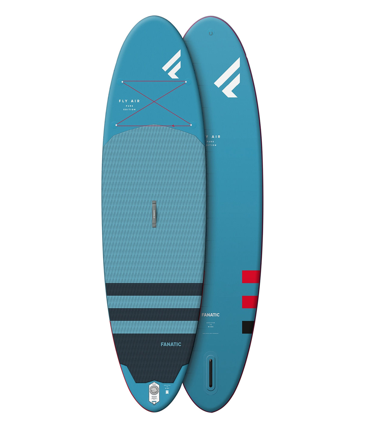 fanatic fly air pure 10'8 x 34 x 5.5 voor- en achterkant