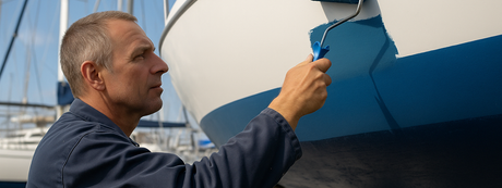 Antifouling  aanbrengen