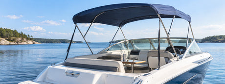 Biminitop op boot