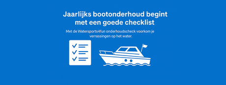 Bootonderhoud checklist