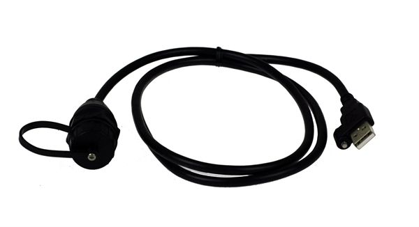 Puerto USB empotrado Fusion con cable de 1 m – montaje en posición de conducción