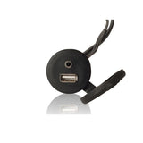 Fusion-Panelmontage-USB- und 3,5-mm-Kombibuchse